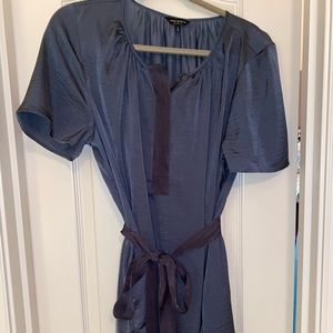 Silky lucky brand blue dress